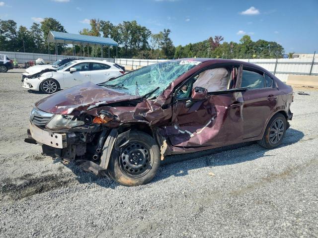 HONDA CIVIC LX 2012 with VIN 19XFB2F54CE058305 - Photo from auction