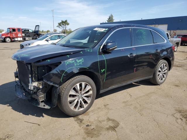 ACURA MDX TECHNO 2015 with VIN 5FRYD3H42FB010604 - Photo from auction