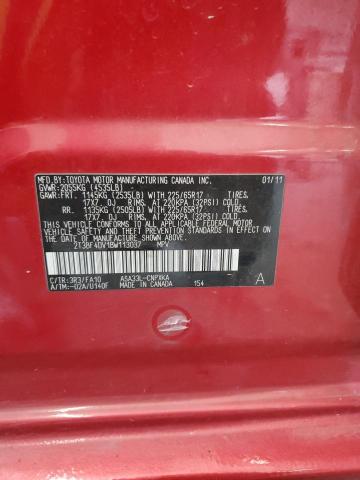 Photo 14 from auction – 2011 TOYOTA RAV4 with VIN 2T3BF4DV1BW113037