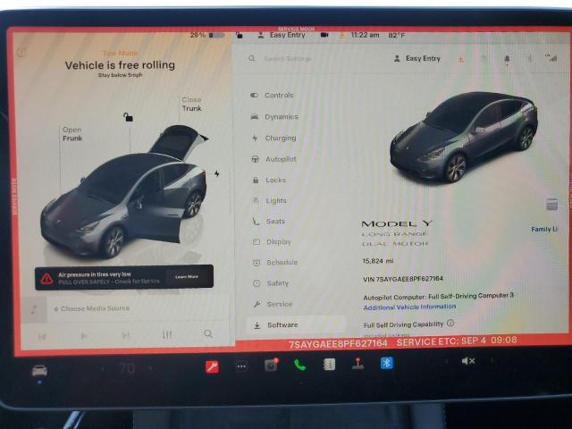 Фото 9 с аукциона – 2023 TESLA MODEL Y с VIN 7SAYGAEE8PF627164