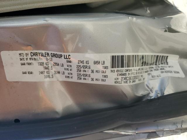 Photo 14 from auction – 2012 CHRYSLER TOWN & COU with VIN 2C4RC1BG3CR282319