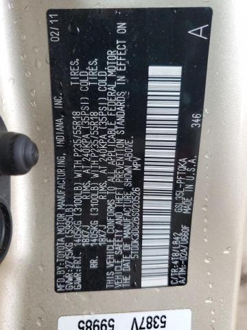Photo 14 from auction – 2011 TOYOTA SIENNA XLE with VIN 5TDDK3DC2BS020526