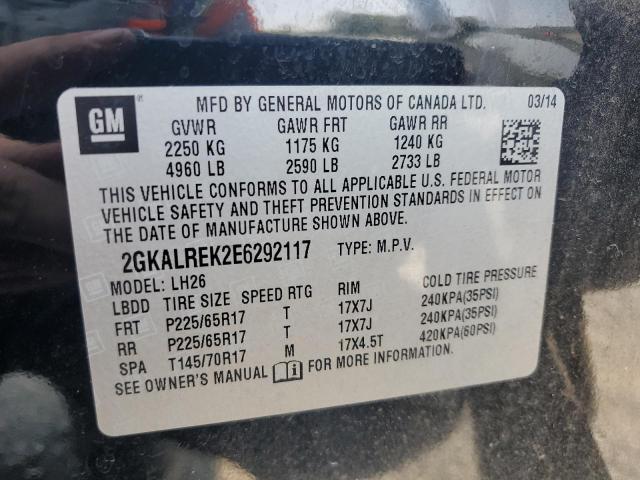 Photo 14 from auction – 2014 GMC TERRAIN SL with VIN 2GKALREK2E6292117