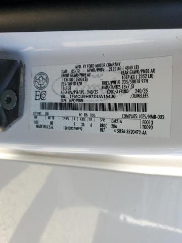 Photo 14 from auction – 2013 FORD ESCAPE SEL with VIN 1FMCU9H97DUA15436