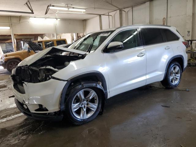 TOYOTA HIGHLANDER 2014 with VIN 5TDYKRFH4ES022389 - Photo from auction