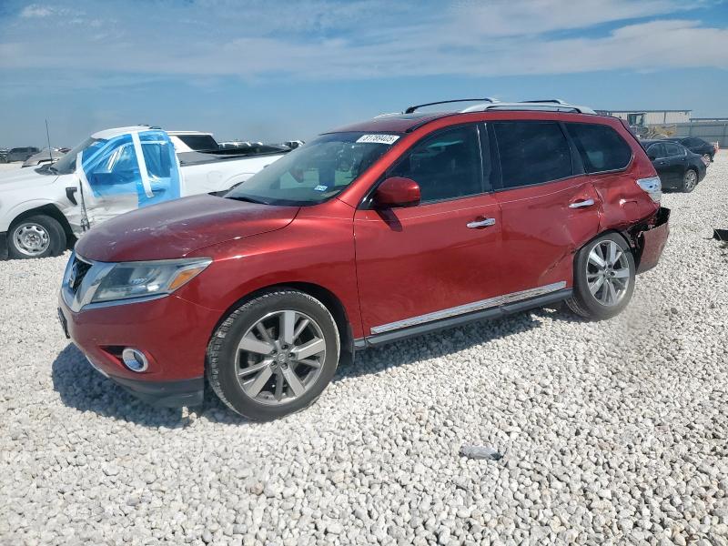 NISSAN PATHFINDER S 2015 with VIN 5N1AR2MN7FC698296 - Photo from auction