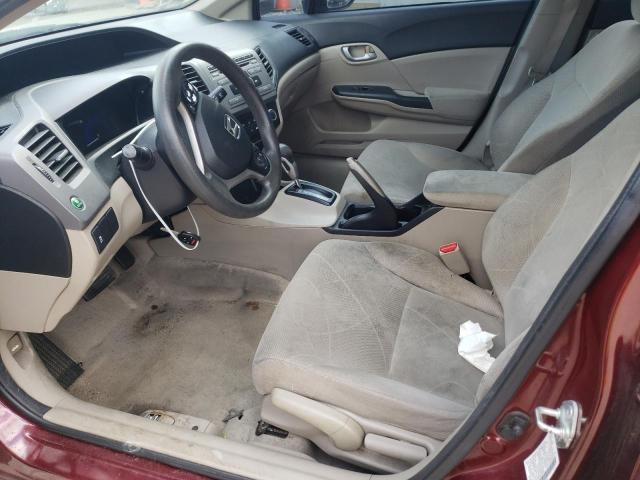 Photo 7 from auction – 2012 HONDA CIVIC LX with VIN 2HGFB2F58CH579405