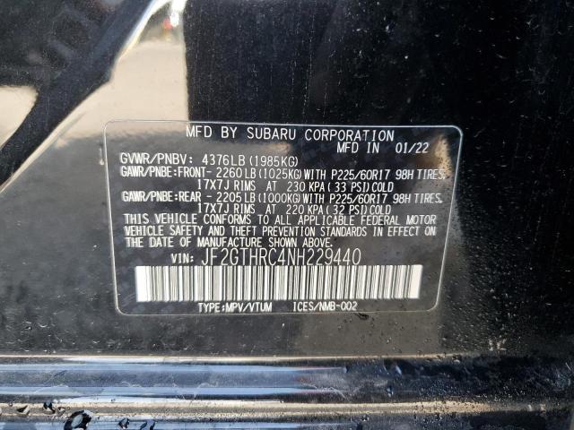 Photo 14 from auction – 2022 SUBARU CROSSTREK with VIN JF2GTHRC4NH229440