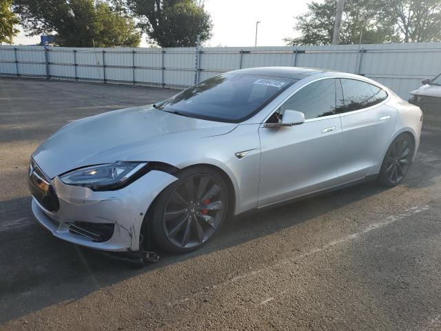 TESLA MODEL S 2014 with VIN 5YJSA1H21EFP65700 - Photo from auction