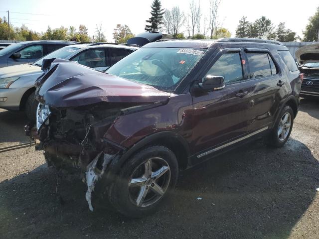 FORD EXPLORER X 2018 with VIN 1FM5K7D81JGB20645 - Photo from auction