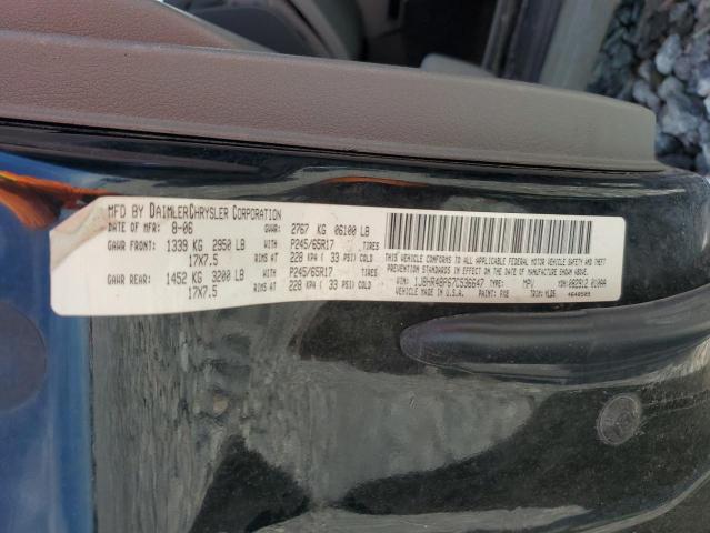 Photo 14 from auction – 2007 JEEP GRAND CHER with VIN 1J8HR48P67C536647