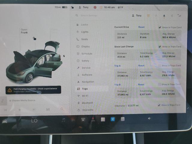 Photo 9 from auction – 2018 TESLA MODEL 3 with VIN 5YJ3E1EA9JF169524