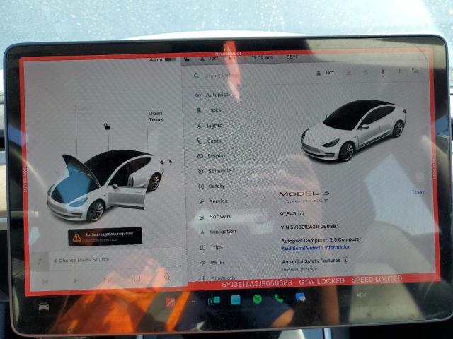 Photo 9 from auction – 2018 TESLA MODEL 3 with VIN 5YJ3E1EA3JF050383