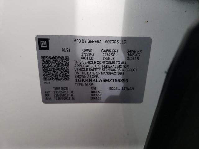 Photo 14 from auction – 2021 GMC ACADIA SLE with VIN 1GKKNKLA6MZ166393
