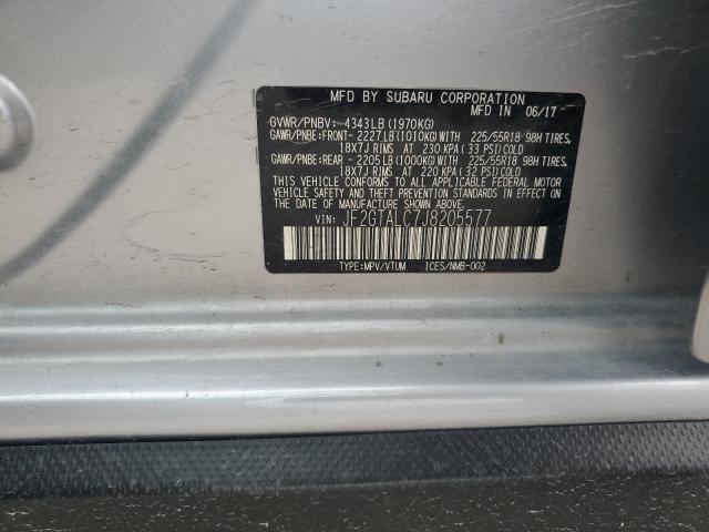 Photo 14 from auction – 2018 SUBARU CROSSTREK with VIN JF2GTALC7J8205577