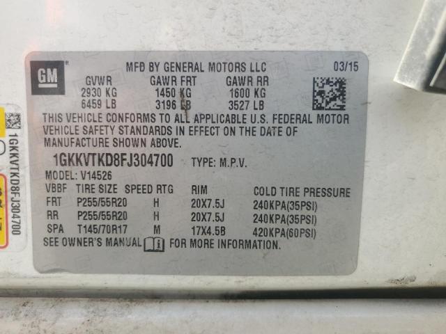 Photo 14 from auction – 2015 GMC ACADIA DENALI with VIN 1GKKVTKD8FJ304700