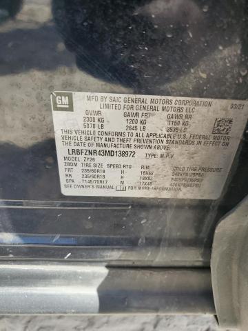 Photo 14 from auction – 2021 BUICK ENVISION E with VIN LRBFZNR43MD138972