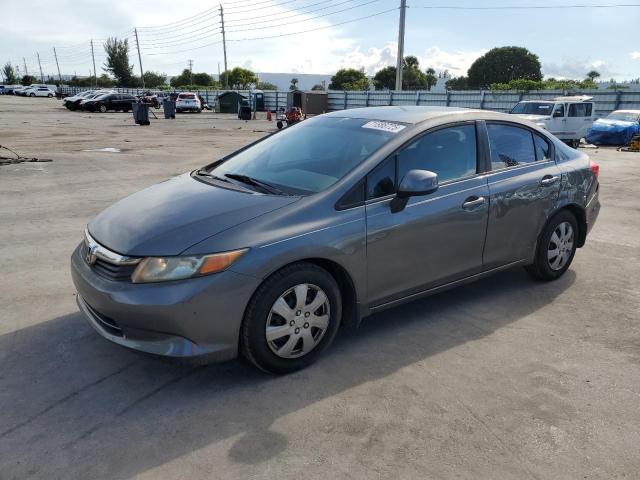 HONDA CIVIC LX 2012 with VIN 19XFB2F51CE037766 - Photo from auction