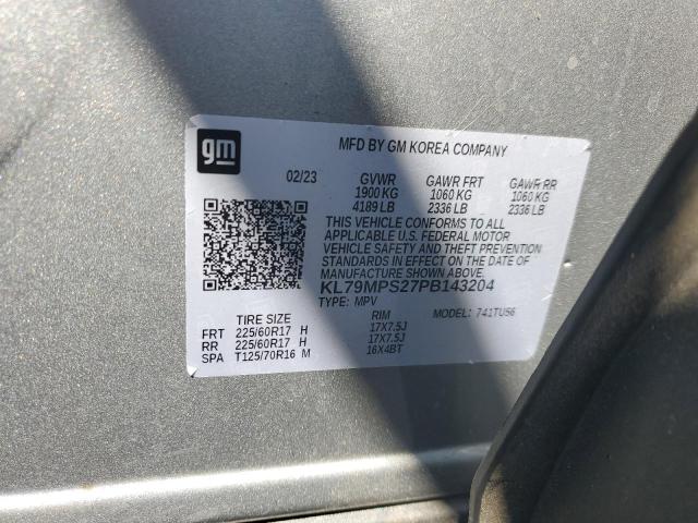 Photo 14 from auction – 2023 CHEVROLET TRAILBLAZER LT with VIN KL79MPS27PB143204