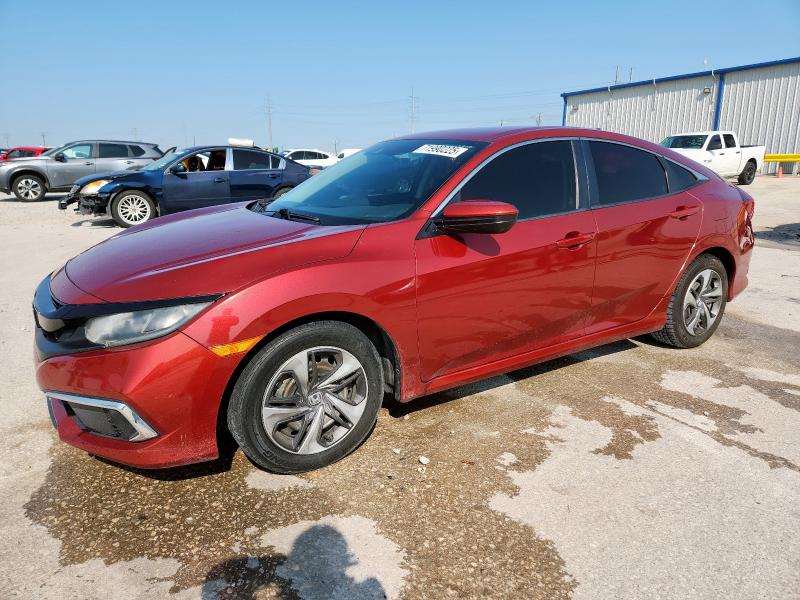 HONDA CIVIC LX 2019 with VIN 19XFC2F65KE018044 - Photo from auction