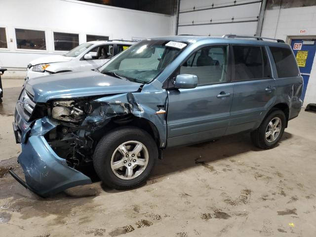 HONDA PILOT EX 2006 with VIN 2HKYF18486H553778 - Photo from auction