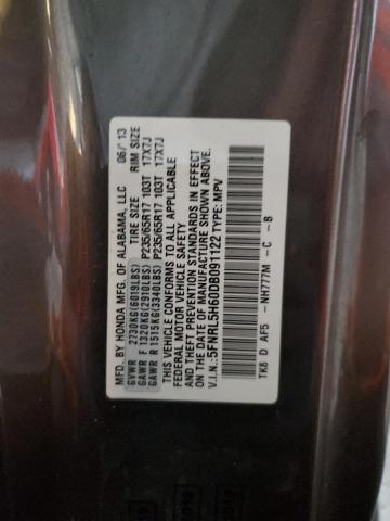 Photo 14 from auction – 2013 HONDA ODYSSEY EX with VIN 5FNRL5H60DB091122