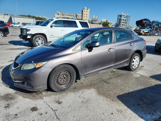 HONDA CIVIC LX 2013 with VIN 19XFB2F51DE033587 - Photo from auction
