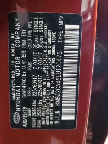 Photo 14 from auction – 2020 HYUNDAI TUCSON SE with VIN KM8J2CA48LU120476