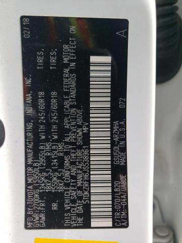 Photo 14 from auction – 2018 TOYOTA HIGHLANDER with VIN 5TDKZRFH6JS538961