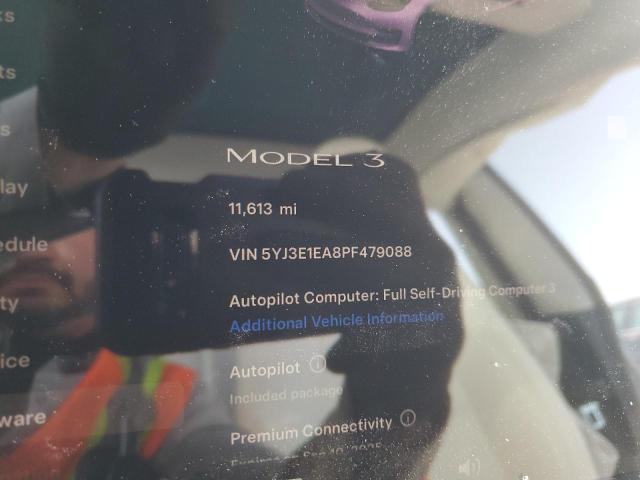 Photo 9 from auction – 2023 TESLA MODEL 3 with VIN 5YJ3E1EA8PF479088