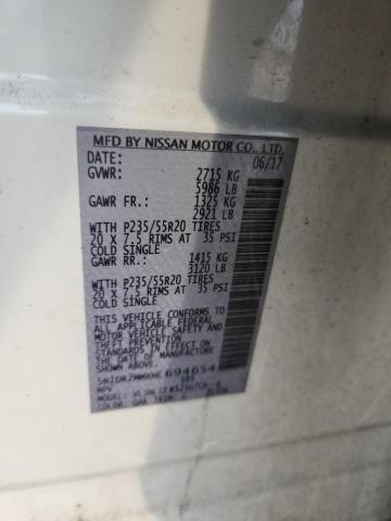 Photo 14 from auction – 2017 NISSAN PATHFINDER with VIN 5N1DR2MMXHC694654