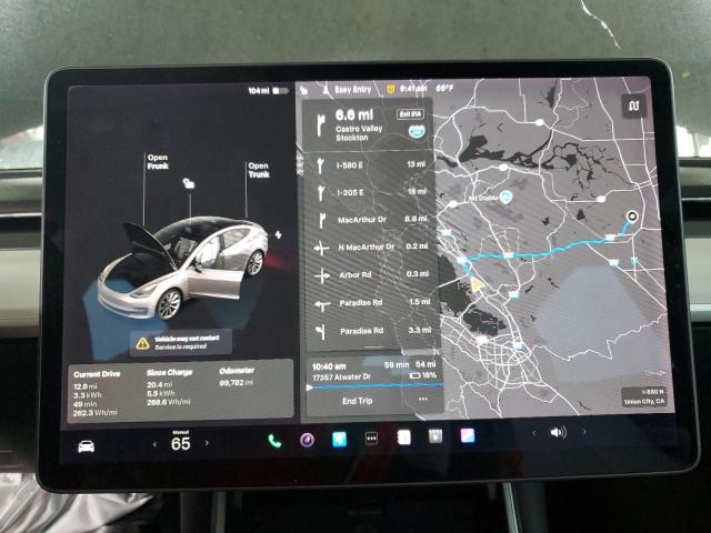 Photo 9 from auction – 2019 TESLA MODEL 3 with VIN 5YJ3E1EB2KF437856
