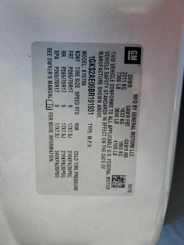 Photo 14 from auction – 2011 GMC YUKON SLE with VIN 1GKS2AE06BR191931