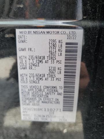 Photo 14 from auction – 2023 NISSAN MURANO SV with VIN 5N1AZ2BS8PC110271