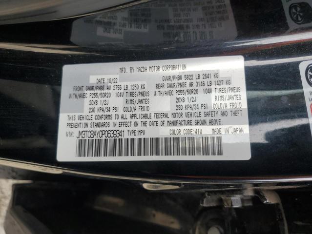 Photo 14 from auction – 2023 MAZDA CX-9 TOURING PLUS with VIN JM3TCBAY0P0639341