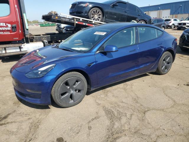 TESLA MODEL 3 2022 with VIN 5YJ3E1EAXNF289239 - Photo from auction