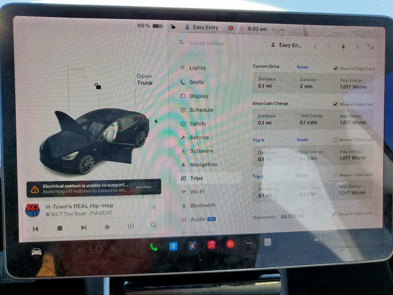 Photo 9 from auction – 2020 TESLA MODEL 3 with VIN 5YJ3E1EB7LF712669