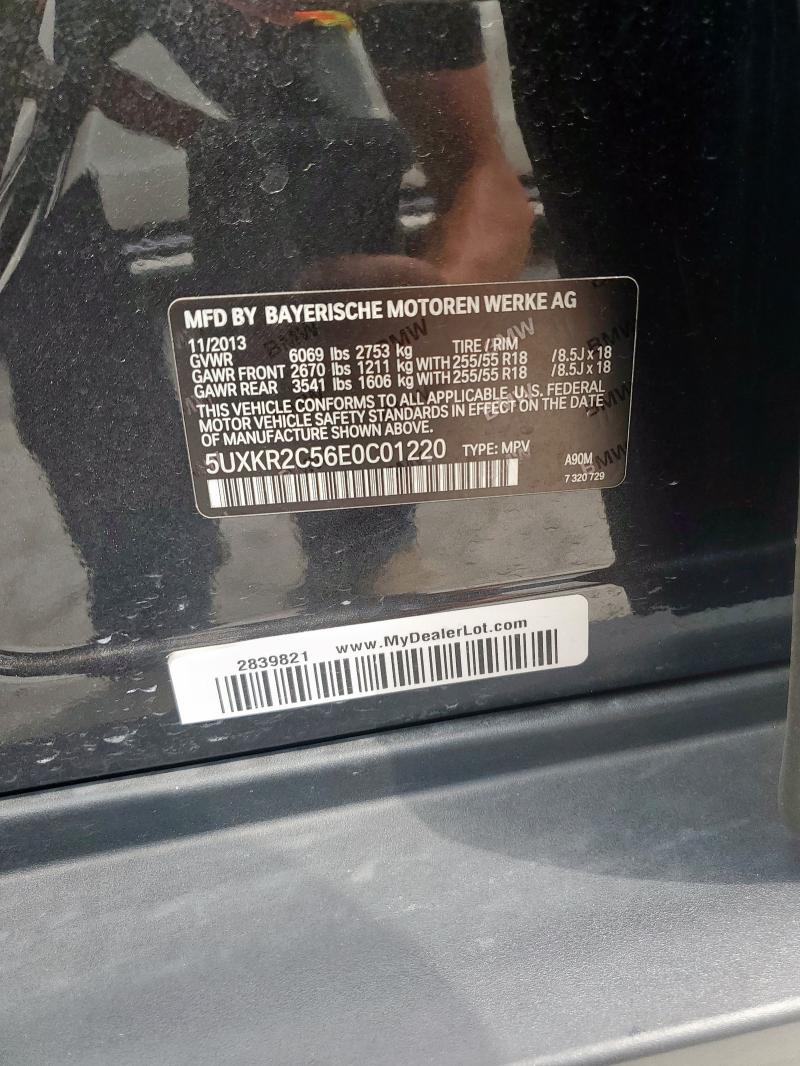 Photo 14 from auction – 2014 BMW X5 with VIN 5UXKR2C56E0C01220