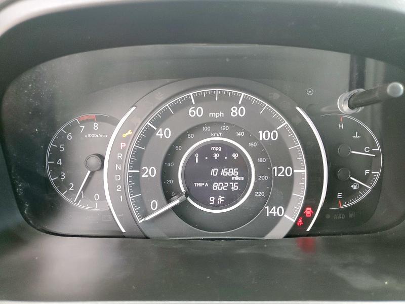 Photo 9 from auction – 2012 HONDA CR-V LX with VIN 5J6RM4H39CL052483
