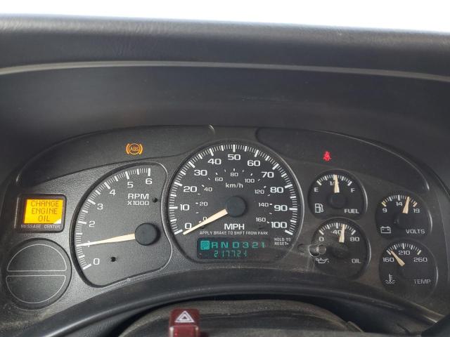 Photo 9 from auction – 2002 CHEVROLET AVALANCHE with VIN 3GNEK13T52G293914