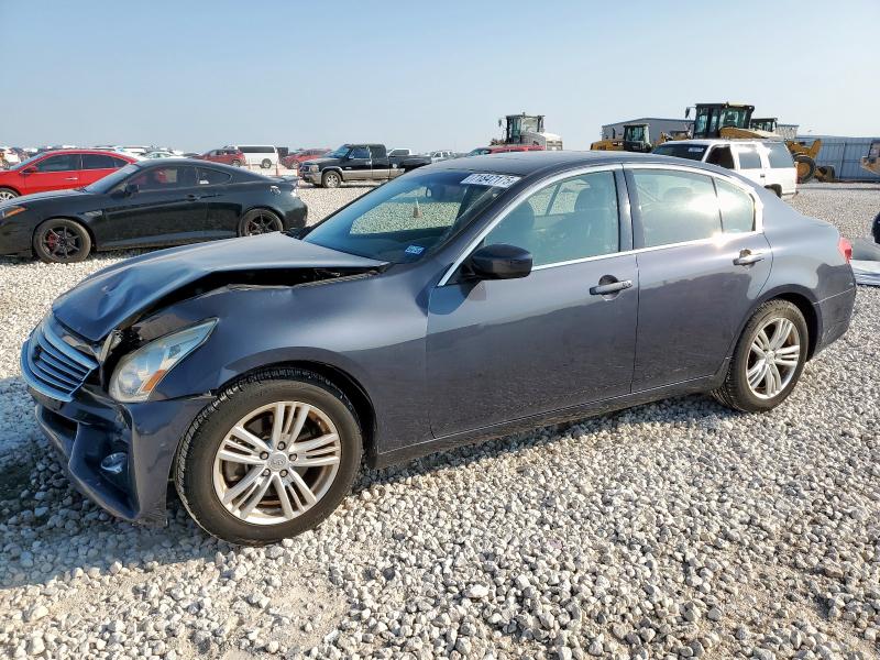 INFINITI G25 BASE 2011 with VIN JN1DV6AP5BM831333 - Photo from auction