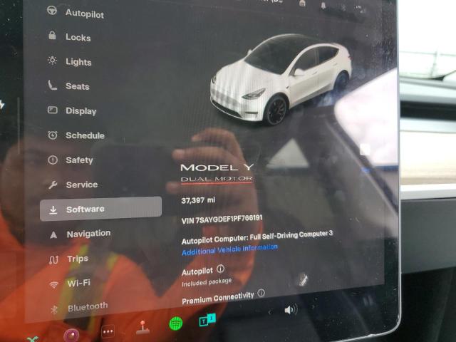 Photo 9 from auction – 2023 TESLA MODEL Y with VIN 7SAYGDEF1PF766191