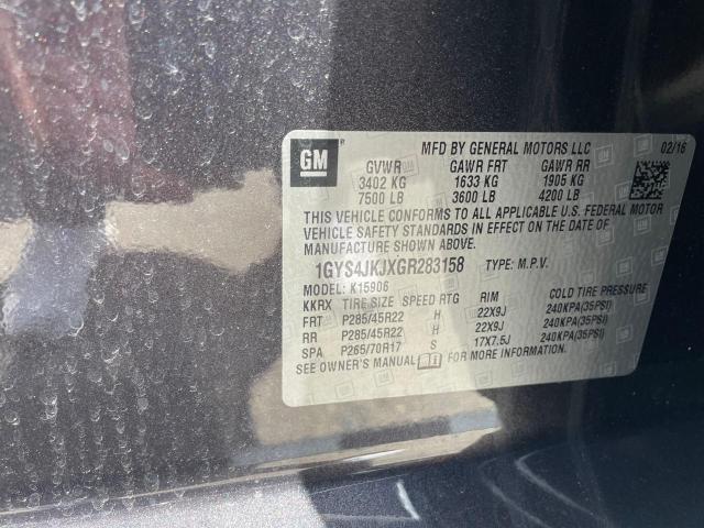 Photo 10 from auction – 2016 CADILLAC ESCALADE E with VIN 1GYS4JKJXGR283158