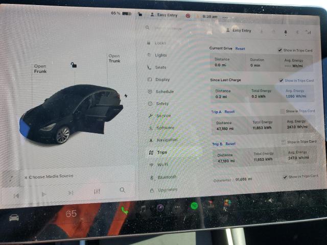 Photo 9 from auction – 2020 TESLA MODEL 3 with VIN 5YJ3E1EB4LF666363
