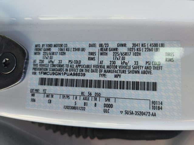 Photo 14 from auction – 2023 FORD ESCAPE with VIN 1FMCU9GN1PUA98039