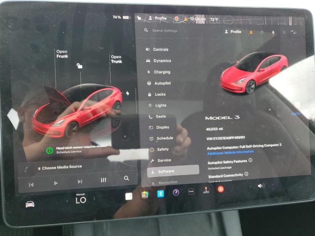 Photo 9 from auction – 2023 TESLA MODEL 3 with VIN 5YJ3E1EA9PF489161