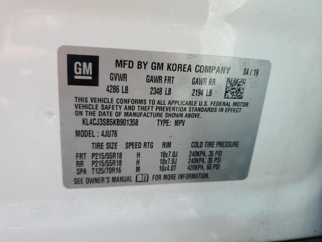Photo 14 from auction – 2019 BUICK ENCORE with VIN KL4CJ3SB5KB901358