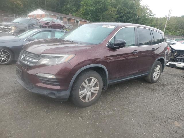 HONDA PILOT LX 2016 with VIN 5FNYF6H19GB109330 - Photo from auction