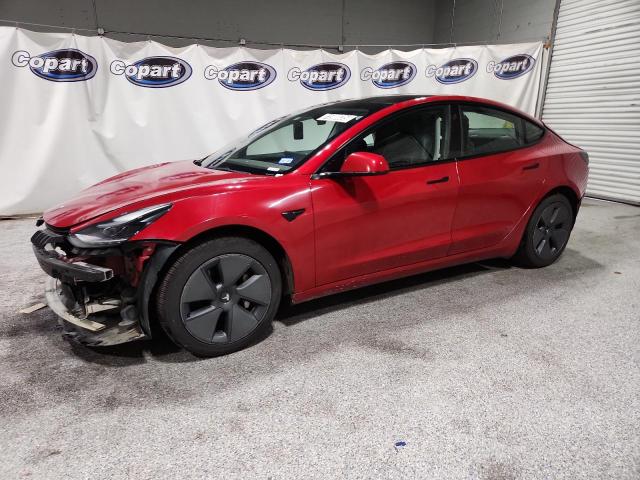 TESLA MODEL 3 2022 with VIN 5YJ3E1EB9NF287149 - Photo from auction