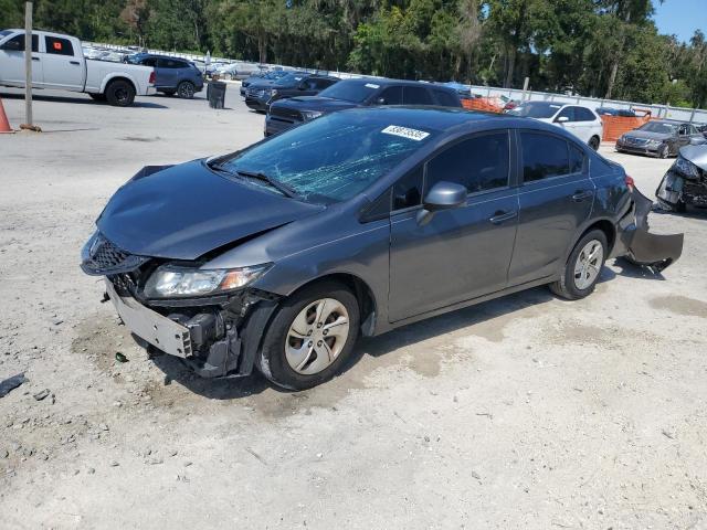 HONDA CIVIC LX 2013 with VIN 19XFB2F5XDE039484 - Photo from auction